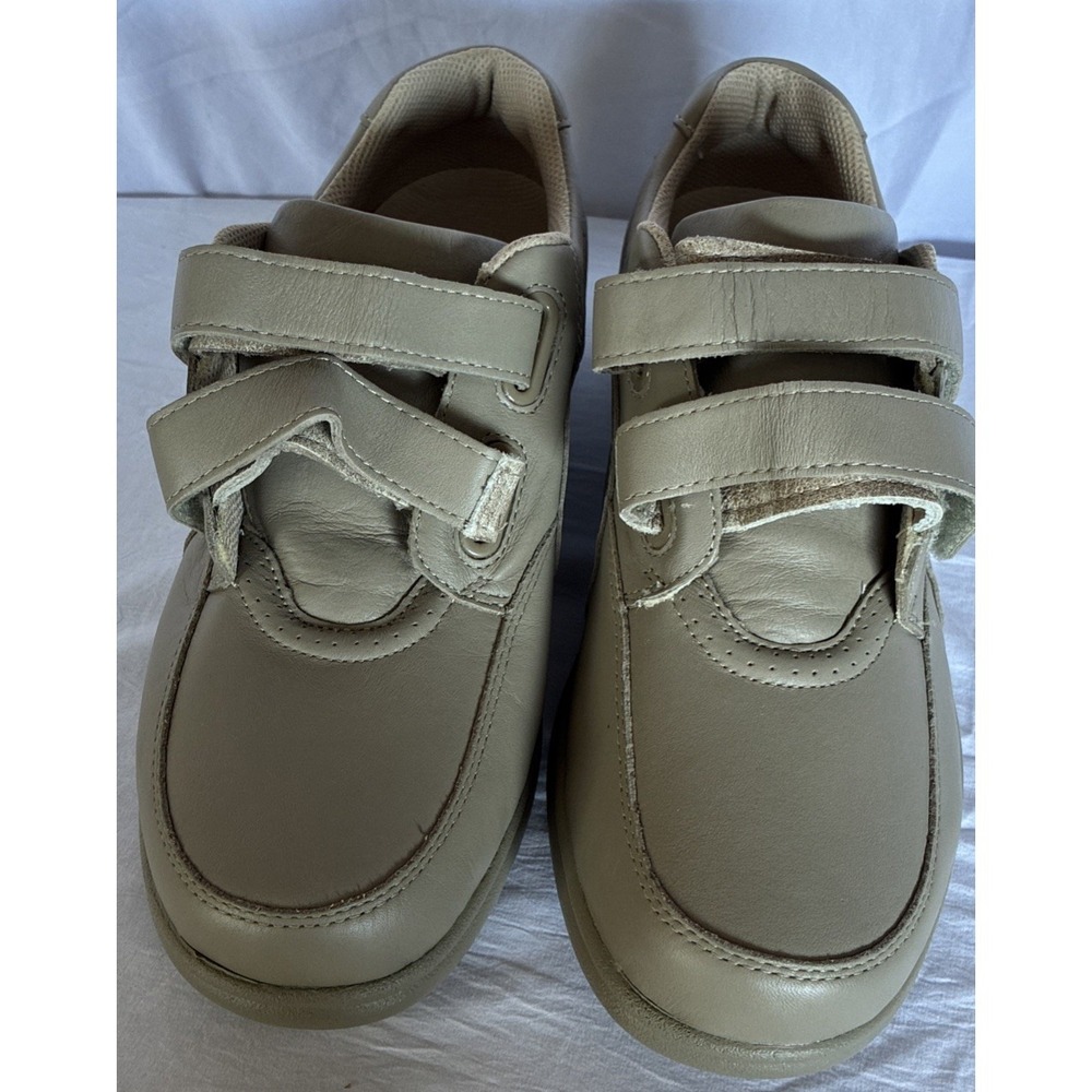 Hush Puppies POWER WALKER II TAUPE Leather Women's NEW Walking Shoes Size 9.5 - Picture 4 of 13